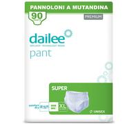 Dailee Pants Super M, L e XL - 90 Pannoloni Per Anziani a Mutanda - Uomo e Donna