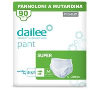 Dailee Care Pannoloni a Mutanda Pants Super M/L/XL 90 pezzi Uomo e Donna