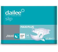 Dailee Slip Maxi Plus - 28x Pannoloni per Anziani (24x per XXL) - M, L/XL e XXL