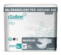 Dailee Slip Maxi Plus M, L/XL e XXL - 112x Pannoloni per Anziani (96x per XXL)
