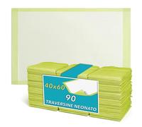 Dailee Traversine Neonato Fasciatoio 40x60 - 90x Traverse Neonato per Cambio Pannolino - Telini Igienici Usa e Getta 60x40 - 3 Confezioni da 30 Teli Assorbenti