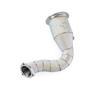 daili store Accessori per auto Downpipe a flusso libero compatibile con Cayenne (E3 9Y0) 3,0T Collettore di scarico con protezione termica Tubi di scarico(300cell)