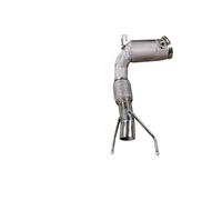 daili store Downpipe in acciaio inossidabile High Flow Sport Cat compatibile con il downpipe MINI F56 con convertitore catalitico Heat Shield