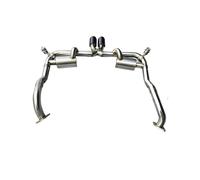 daili store Sistema di scarico ad alte prestazioni CatBack Tubo di scarico compatibile con Boxster S Compatibile con Cayman S 981 2.7 3.4 3.8 2012-2016 Marmitta con valvola sportiva(981 3.4L)