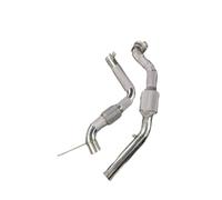 daili store Sistema di scarico ad alte prestazioni compatibile con Mustang 2.3T Downpipe ad alto flusso in acciaio inossidabile con scudo termico