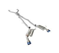 daili store Sistema di scarico sportivo Cat-back con punta blu in acciaio inossidabile e valvola compatibile con Nissan 350Z 3.5 2002-2008