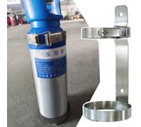 Dailify Supporto per Bombola di Ossigeno Supporto per Bombole di Ossigeno Medicale Metallo, Supporto per Bombole di Gas di Piccole Dimensioni 2 2,8 4 10 L, Portabombole di CO2 Universale(4 L)