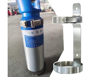 Dailify Supporto per Bombola di Ossigeno Supporto per Bombole di Ossigeno Medicale Metallo, Supporto per Bombole di Gas di Piccole Dimensioni 2 2,8 4 10 L, Portabombole di CO2 Universale(2 L)