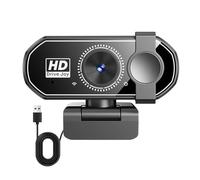 DAILINK Full HD Web cam 1080p PC con Microfoni con Cancellazione del Rumore, USB 2.0 HD Webcam 120° streaming videocamera plug & play, per Linux, Win10, Mac OS X, YouTube, Skype, per conferenze
