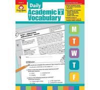 Daily Academic Vocabulary, Grade 3 Teacher Edition (Tascabile)