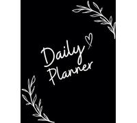 Daily Affirmation Desk Planner that includes Goal & Habit Trackers: Paperback Weekly Desk Organizer For Women