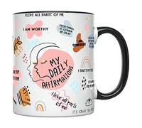 Daily Affirmations Self Care Mug Microonde Tazza Colazione Resistente Tazze Per Cucina Tè Latte 330Ml