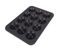 Daily Bake Silicone 12 tazze Mini Donut Pan Resistenza al carbone Acciaio rinfor