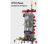 Daily Bugle Marvel Set Costruzione 3772pz Compatibile 76178 Minifigures No Box