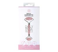 Daily Concepts Daily Rose Quartz Facial Roller Helps Flush Lymphatic System, Increase Circulation, Reduce Puffiness and Purifies your Face, Vegan 150g