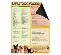 Daily Dog Feeding Chart - Guida decorativa impermeabile e magnetica,Magneti frigo per routine pasto | per cucina da parete appartamento casa frutta verdura pasti freschi