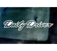 Daily Driver Personalizzato Slogan Auto Finestra Paraurti Piccolo A Divertente