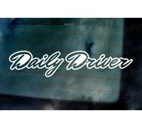 Daily Driver Personalizzato Slogan Auto Finestra Paraurti Piccolo A Divertente