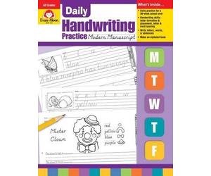 Daily Handwriting Modern Manuscript Te (Tascabile) Daily Handwriting Practice