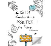 Daily Handwriting Practice for Teens - Days of the Week: Improve handwriting skills, a workbook for 11 to 14 year old
