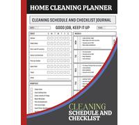 Daily House Cleaning Planner Journal, Comprehensive Cleaning Workbook: A Checklist and Notebook for Effective Housekeeping, A Schedule to Keep Your Home in Order