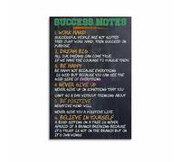 Daily Inspiration Poster Uplifting Quotes and Success Mantras Canvas Wall Art for Home Office Study Room Decor(Unframed,12x18inch(30x45cm))