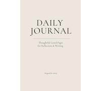 Daily Journal - 6×9 Lined Notebook for Simple, Everyday Writing: Minimal Pages for Calm, Distraction-Free Journaling