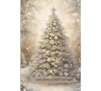 Daily Journal 6" by 9" 120 Pages: A notebook for Creativity; Beige Winter Theme