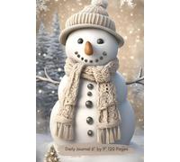 Daily Journal 6" by 9" 120 Pages: A notebook for Creativity; Beige Winter Theme