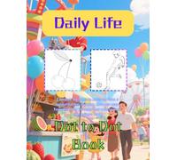 Daily Life Books,Dot To Dot Coloring books for Adults Relaxation,It contains 50 drawings and the book is 8.5*11 inches in size.Dot:Vase, kettle