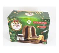 DAILY LIFE GONUTS! DOLCE INCANTO da 650 Gr - Panettone Proteico Low Carb da Forno, Senza Burro, Senza Zuccheri Aggiunti e Senza Lattosio Con all'interno GONUTS CLASSICA da 350 Gr CACAO & NOCCIOLE.