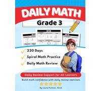 Daily Math Grade 3: 220 Days of Spiral Math Practice