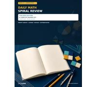 Daily Math Spiral Review Grades 4-5 Teacher Edition: Complete Answer Key, Weekly Lesson Plans, Reteach, Differentiation, and Scoring Guidance for 180 Days