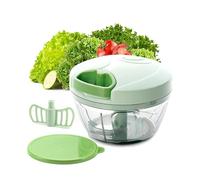 Daily-Max Tritatutto Manuale a Corda MAX-6090 500 ml, Mixer Cucina Portatile, Taglia Verdure Universale per Frutta, Noci, Aglio, Formaggio, Cioccolato, Cipolle, Alimenti per Bambini