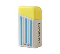 Daily Medicine Storage Case - Dispenser compatto di integratori per sette giorni, protezione per tablet sigillata a tenuta stagna, supporto durevole per Vitemin | Zaino da ufficio per routine
