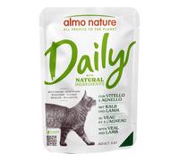 Almo Nature Daily 6 x 70 g umido per gatto - Vitello e Agnello