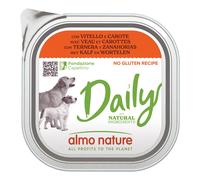 Daily menu dogs con vitello e carote 300 g