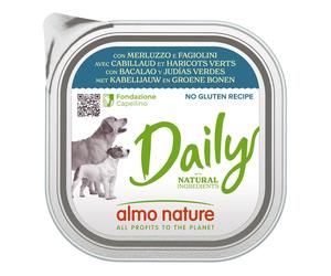 Daily menu dogs merluzzo/fagiolini 300 g