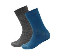 Devold - Kid's Daily Merino Light Sock 2-Pack - Calze casual EU 25-27 blu