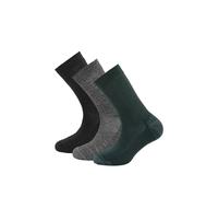DAILY MERINO MEDIUM SOCK 3PK SC 593 063 B 427A-WOODS MIX