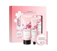Daily Moisturising Crema Idratante, Set Crema Idratante e Nutriente Della Serie Sakura,Body Lotion, Idrata e Nutre la Pelle, Ripara la Secchezza e la Desquamazione, Adatto a Tutti i Tipi di Pelle