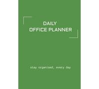 Daily Office Planner: Hardcover Notebook for 365 Days - Organize Your Work, Manage Tasks, Set Goals | 7 x 10 Inch