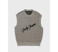 Daily Paper SCRIPT LOGO KNIT VEST men Vests grey in taglia:L