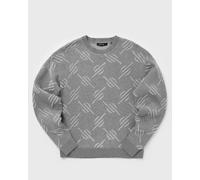 Daily Paper Tevin monogram knit sweater men Pullovers grey in taglia:XXL
