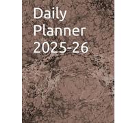 Daily Planner 2025-26 with 365 pages for hourly, weekly and daily planner along with calender. Best to plan to-do list and keep record of water ... and separate work and personal to-do list