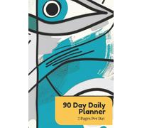 Daily Planner 90 Days - Undated Productivity Journal: Daily Organizer with 2 Pages per Day for Time Blocking, Goal Setting, To-Do Lists & Notes - Minimalist Layout for Women and Men