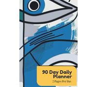 Daily Planner 90 Days - Undated Productivity Journal: Daily Organizer with 2 Pages per Day for Time Blocking, Goal Setting, To-Do Lists & Notes - Minimalist Layout for Women and Men