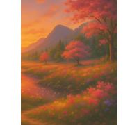 Daily Planner - Blossom Valley: A structured journal to organize priorities, schedule tasks, and focus on progress each day.