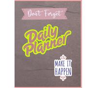 Daily Planner: Everything starts from thoughts..