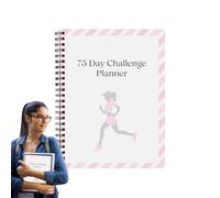 Daily Planner, Habit Tracker, Coil Binding, 5.51in Notebook Notebook, Time Tracking Goal Setting for Task Scheduling, Meal Planning, Workout Logging, Business Meeting, Travel